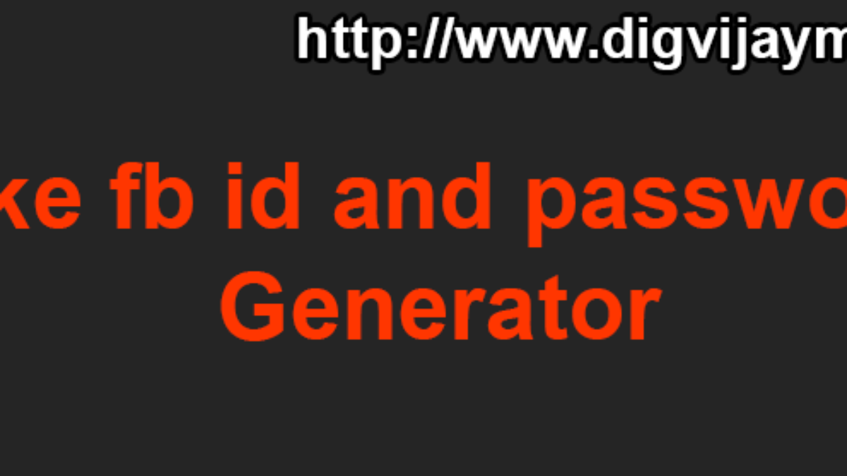 fake id generator bypass facebook