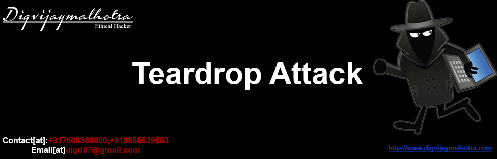 Teardrop Attack-Hire Ethical hacker(hacker)@+917508366000