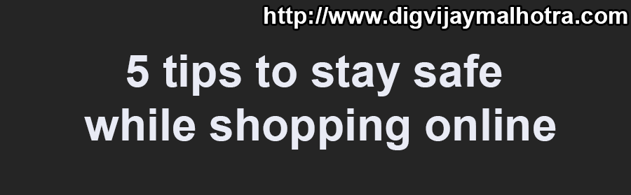5 tips to stay safe while shopping online