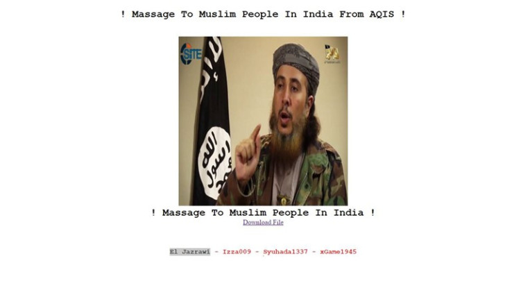 Indian government website hacked by terrorist group al Qaeda